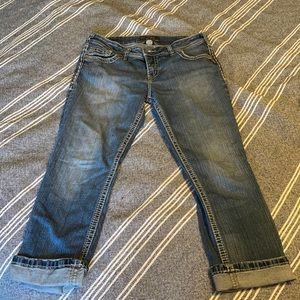Silver Suki Capri jeans